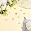 10Pcs Brass Spring Gate Rings KK-ME0004-13G-4