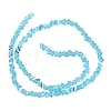 Electroplate Transparent Glass Beads Strands EGLA-P061-04C-AB20-3