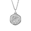 Non-Tarnish Star Stainless Steel Pendant Necklace with Cable Chains UG2182-2-1