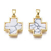 Real 18K Gold Plated Brass Pendants KK-N233-172A-01A-2