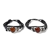 Natural Natural Carnelian Multi-strand Bracelets BJEW-Q337-01D-1