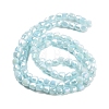 Electroplate Glass Beads Strands EGLA-D030-P4mm-B07-3