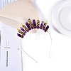 Natural Amethyst Headband PW-WG0172B-01-1