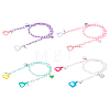 4Pcs 4 Colors Eyeglasses Chains AJEW-BY0001-03-16