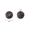 200Pcs Natural Lava Rock Beads G-CJ0001-51-2