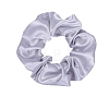 Solid Color Slick Cloth Ponytail Scrunchy Hair Ties PW-WG0966B-04-1