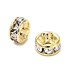 316 Surgical Stainless Steel Rhinestone Spacer Beads STAS-L285-001G-02-1-2