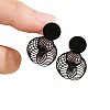 Alloy Stud Dangle Earrings WG62864-01-5
