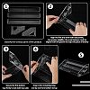 3-Tier Acrylic Organizer Display Riser Holder for Badges ODIS-WH0108-065B-4