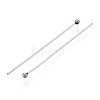 304 Stainless Steel Head Pins STAS-T065-35mm-20P-2