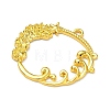 Ocean Theme Alloy Open Back Bezel Pendants PALLOY-F321-03G-3