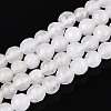 Dyed Natural White Jade Beads Strands X-G-T139-6mm-60-26-4