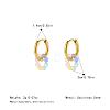 Bohemian 304 Stainless Steel Hoop Earrings IO7567-1-2