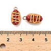 Alloy Enamel Pendants PALLOY-R155-01G-07-3