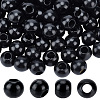 240Pcs Wood Large Hole European Beads WOOD-OC0003-80B-1