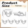 8Pcs 201 Stainless Steel Charms STAS-LP0002-49-2