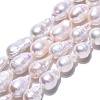 Natural Baroque Pearl Keshi Pearl Beads Strands PEAR-S019-02E-03-3