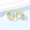 C-Shaped Brass Cuff Earrings EJEW-G445-04G-1