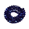Electroplate Glass Beads Strands EGLA-A044-T8mm-L06-3