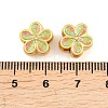 Alloy Enamel Beads ENAM-D318-01G-05-3