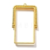 Alloy Open Back Bezel Pendants PALLOY-I223-07G-1