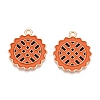 Thanksgiving Day Theme Alloy Enamel Pendants X1-ENAM-T020-35H-1