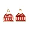 304 Stainless Steel Enamel Pendants STAS-L300-012G-31-1