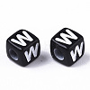 Opaque Acrylic Beads SACR-N002-01W-3