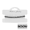 Non-magnetism Hematite Bradided Bead Bracelets for Women Men ZJ6081-2-1