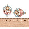 Alloy Enamel Cabochon Connector Settings LS-AL-CBA8479-04KCG-2