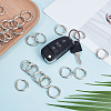 32Pcs Alloy Spring Gate Rings FIND-CN0002-50-4