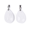 Natural Quartz Crystal Pendants G-N362-03P-14-2