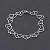 304 Stainless Steel Chain Bracelets BJEW-P236-06P-1