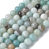 Natural Flower Amazonite Beads Strands Z26N5018-01-1