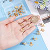 24Pcs 304 Stainless Steel Stud Earring Findings STAS-BBC0010-43G-3