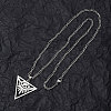 201 Stainless Steel Pendant Necklaces for Man NJEW-Q336-02H-P-4
