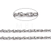 3.28 Feet 304 Stainless Steel Rope Chains X-CHS-F003-05P-A-2