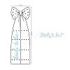 Long Gauze Bowknot Alligaor Hair Clips OHAR-JOY0001-02-3