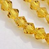 Bicone Glass Beads Strands EGLA-P016-4mm-07-3