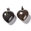 Synthetic Black Stone Pendants G-I311-A05-2