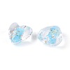 Handmade Foil Glass Beads FOIL-N029-09D-3