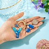 Star Resin & Shell Keychains KEYC-TAC00087-01Y-5