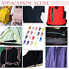 BENECREAT 76Pcs 19 Colors Zinc Alloy Replacement Zipper Sliders FIND-BC0002-26-6