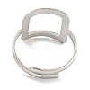 304 Stainless Steel Adjustable Ring for Women RJEW-U014-02P-3