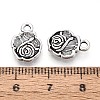 Tibetan Style Alloy Pendants TIBE-N015-03AS-3