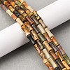 Natural Polychrome Jasper/Picasso Stone/Picasso Jasper Beads Strands G-L624-G04-12x5mm-1