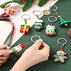 Christmas PVC Plastic Keychain KEYC-YW00088-01-5