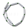 Handmade Lampwork Chevron Beads LAMP-Z019-01-14-2