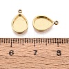 304 Stainless Steel Pendant Cabochon Component STAS-Q113-23C-G-3