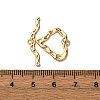 Brass Toggle Clasps KK-Z121-20G-4